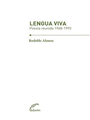 cover image of Lengua viva.